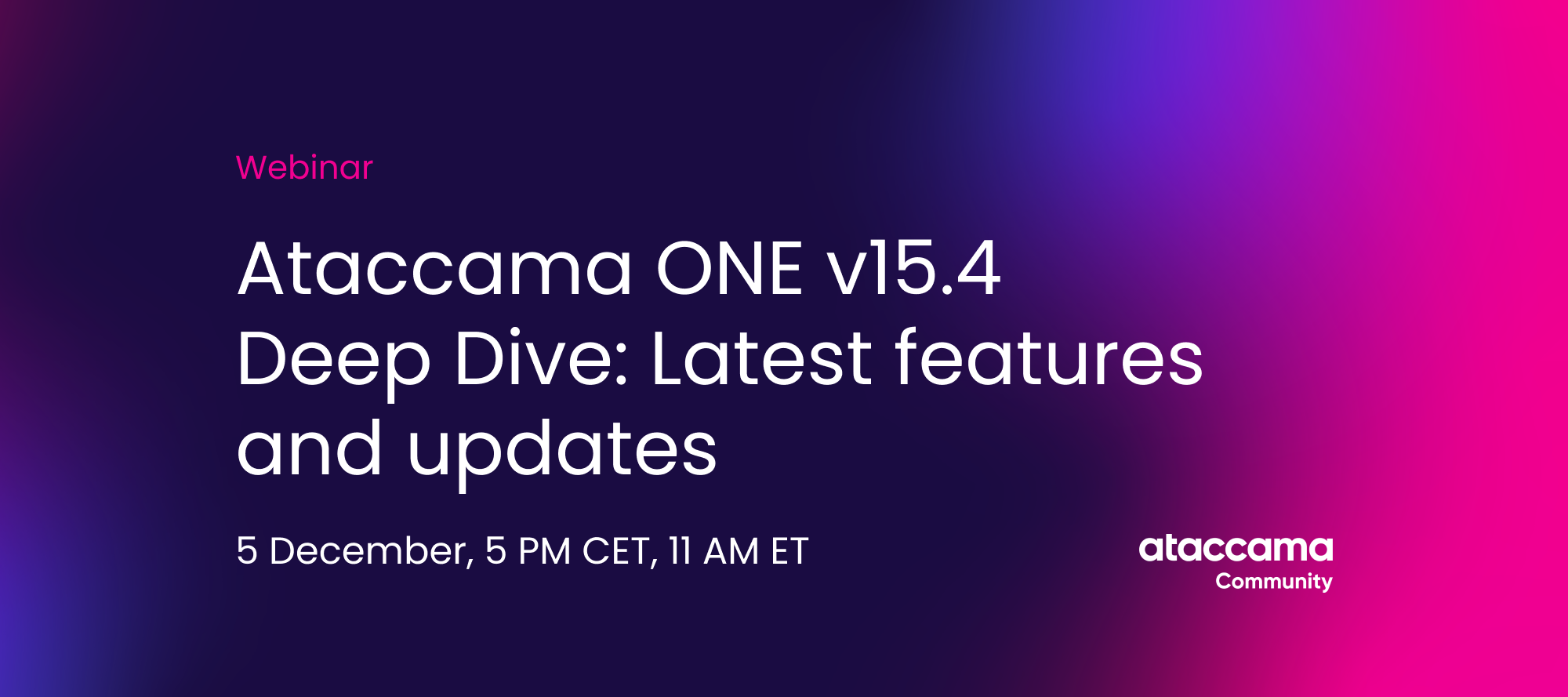 Ataccama ONE v15.4 Deep Dive: Latest features and updates